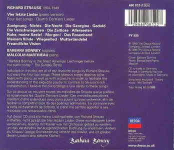 Barbara Bonney - R. Strauss: Vier letzte Lieder (1999)