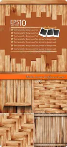 Wooden texture background vector
