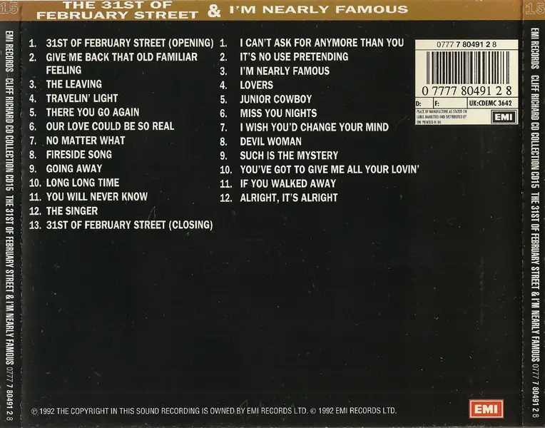 Nearly all gone перевод. Cliff Richard the 31st of February Street. Cliff Richard i'm nearly famous 1976. Cliff Richard 1974 - the 31st of February Street. Cliff Richard CD.