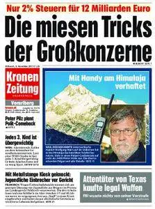 Kronen Zeitung Vorarlberg - 08. November 2017