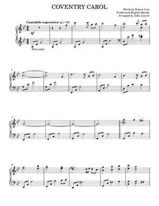 Coventry Carol - John Leavitt, Traditional English Melody (Piano Solo)