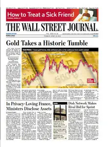 The Wall Street Journal (Europe) April 16 2013