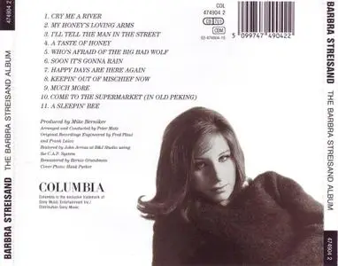 Barbra Streisand - The Barbra Streisand Album (1963) [2007, Digitally Remastered] *Re-Up*