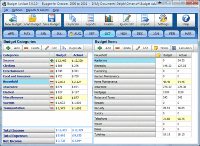 The Other Software Company Budget Advisor v3.0.3