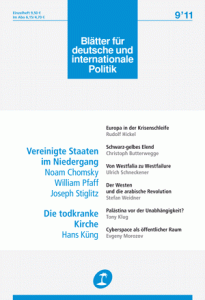 Blätter für deutsche und internationale Politik No 09 2011