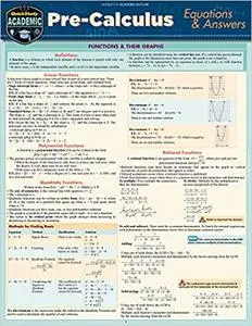 Pre-Calculus Equations & Answers (QuickStudy Acdemic)