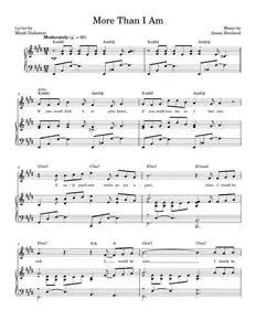 More Than I Am - Little Women Musical, Mindi Dickstein (Piano-Vocal-Guitar)