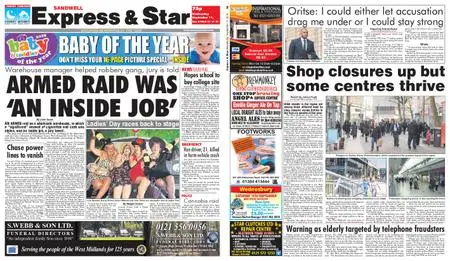 Express and Star Sandwell Edition – September 11, 2019