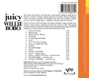 Willie Bobo – Juicy (1998) -repost