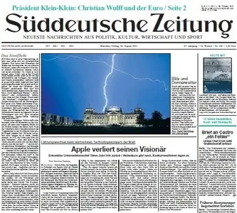 Süddeutsche Zeitung vom 26 August 2011