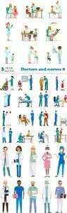 Vectors - Doctors and nurses 8