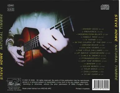 Steve Howe - Natural Timbre (2001)