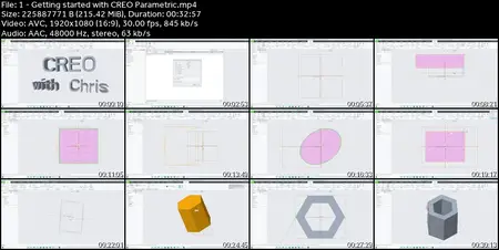 PTC Creo Parametric-A Complete Beginner to Advanced Course