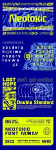 Neotoxic - Futuristic Sans Serif LF4Y8L9