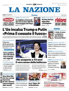 La Nazione Firenze - 10 Agosto 2025
