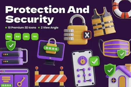 EE - Protection and Security 3D Icon YA4F473