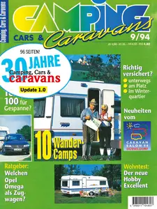 Camping, Cars & Caravans - September 1994