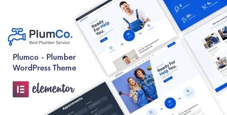 Plumco - Plumber WordPress Theme 34633690