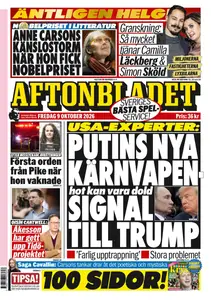 Aftonbladet - 9 October 2026
