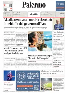 la Repubblica Palermo - 6 Agosto 2025