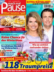 Mach mal Pause - 13 November 2024