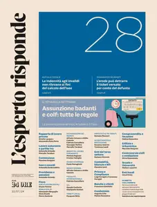 Il Sole 24 Ore L'Esperto Risponde - 22 Luglio 2024