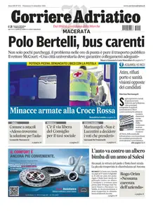 Corriere Adriatico Macerata - 14 Settembre 2025