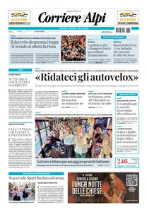 Corriere delle Alpi - 5 Giugno 2025