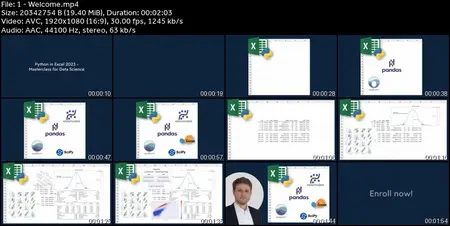 Python in Excel 2024 Masterclass for Data Science