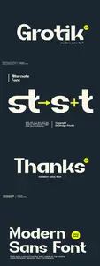 Grotik - Modern Sans Font L2Y3UTD