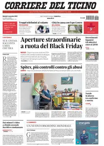 Corriere del Ticino - 4 Novembre 2025