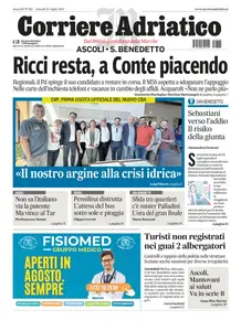 Corriere Adriatico Ascoli - 24 Luglio 2025