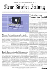 Neue Zürcher Zeitung - 11 August 2026