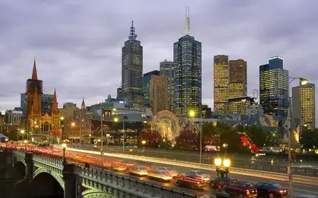 Pictures of landscapes of different cities