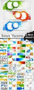 Abstract banner set #4 - 25 Eps