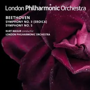 London Philharmonic Orchestra & Kurt Masur - Beethoven: Symphonies Nos. 3 & 5 (2019)