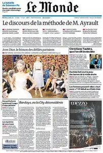 Le Monde du Mercredi 4 Juillet 2012
