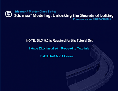 3DS Max Master Class Series 4 - Secrets of Lofting