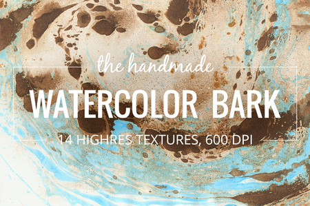 CreativeMarket - Watercolor bark paper