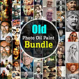 GraphicRiver - Old Photo Oil Paint Bundle