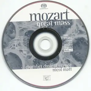 W. A. Mozart - Great Mass in C minor KV 427/J.S. Bach: Chorale (Nicol Matt) [2004] (Redbook Layer Hybrid SACD rip)