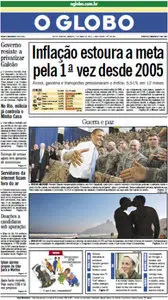 Jornal O Globo - 7 de maio de 2011