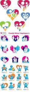 Vectors - Family Shiny Logotypes 2