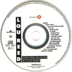 Lou Reed - Between Thought And Expression: The Lou Reed Anthology (1992) [3CD Box Set]