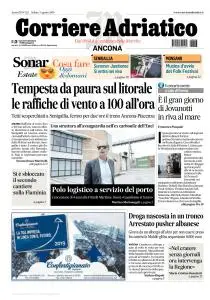 Corriere Adriatico Ancona - 3 Agosto 2019