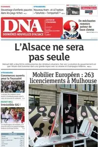 Dernières Nouvelles d'Alsace Du Mercredi 29 Octobre 2014