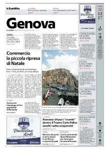 la Repubblica Genova - 28 Dicembre 2017