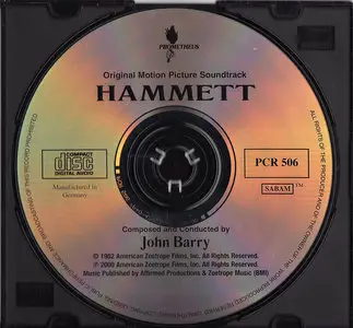 John Barry - Hammett: Original Motion Picture Soundtrack (1982) Limited Edition 2000