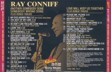 Ray Conniff - Another Somebody Done Somebody Wrong Song  /  Love Will Keep Us Together (2 LP in 1 CD , 2004 ) Re Up
