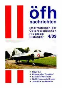 Ofh Nachrichten: Informationen der Osterreichischen Flugzeug Historiker 4/2009
